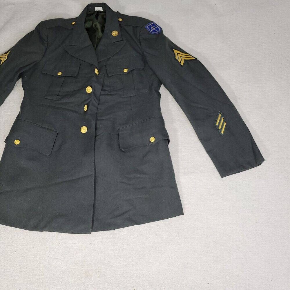 U.S. Army Dark Gray Jacket with Gold Accents - Picture 5 of 16